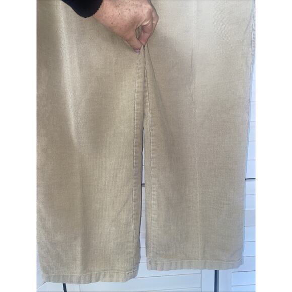 Vintage LL Bean Khaki Corduroy Pants Men’s Loose Chino Career Outdoor USA 36x34 - Picture 3 of 8
